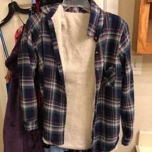 Small Sherpa lined flannel
